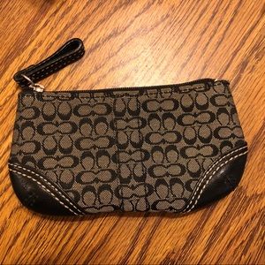 Black Coach Coin Purse